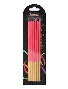 Купить Набор свечей для торта Red (красные) (6шт) (15см) (12-7color-candle_15) — Фото №1