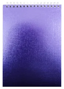 Купить Блокнот "METALLIC", А5, 80 листов, клетка, фиолетовый — Фото №1