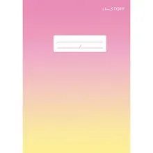 Купить Тетрадь в клетку Listoff, "Яркий градиент", 120 листов — Фото №1