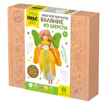 Купить Набор для творчества. Валяние шерстью. Цветочная фея "Ирис" — Фото №1