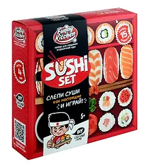 Купить Набор модели «Slime Лаборатория» Funny Kitchen Sushi set — Фото №1
