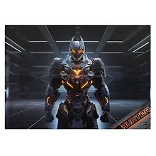 Купить Клеенка для уроков труда "Огненный робот" 500*700мм, ПВХ 130мкм, подвес — Фото №1