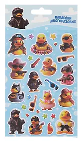 Купить Наклейки объемные многоразовые. Утки — Фото №1