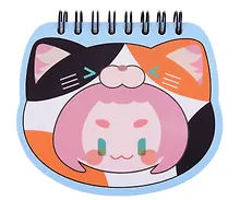 Купить Блокнот 11*10 "Teyvat Zoo Themed Diona" спираль — Фото №1