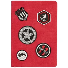 Купить Записная книжка «Канвас красный», 96 листов, А5 — Фото №1