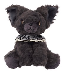 Купить Мягкая игрушка Котик с воротником (Девон-рекс) (17см) (12-03122026-3) — Фото №1