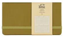Купить Планинг недат. 64л "Joy Book" оливковый, карманный, иск.кожа 7Б, скругл.углы, тонир.блок, резинка, офсет, ляссе — Фото №1