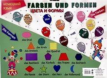 Купить Учебный плакат. Немецкий язык. Цвета и формы. (Формат А2) — Фото №1
