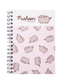 Купить Записная книжка А6 80л кл. "Pusheen" карт.обл., спираль, выб.УФ-лак, ассорти — Фото №1