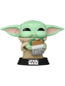Купить Фигурка Funko POP! Bobble Star Wars M & G Grogu with Food (841) 90821 — Фото №1