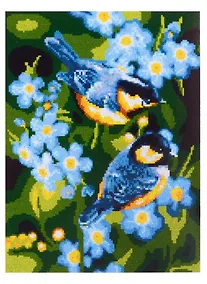 Купить Набор для творчества. Алмазная мозаика "Синички", 30х40 см — Фото №1
