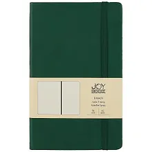 Купить Книга для записей А5 96л тчк. "Joy Book. Еловый лес" иск.кожа, тв.переплет, ляссе, резинка, инд.уп. — Фото №1