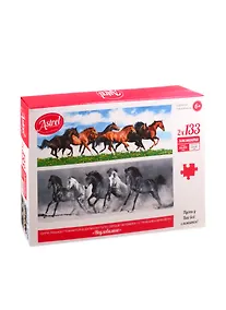 Купить Пазл 2х133 эл. Диптих. Кони — Фото №1