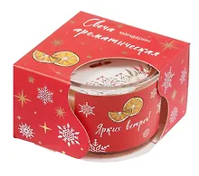 Купить Свеча ароматическая в подарочной упаковке Мандарин (12-7516-3L) — Фото №1