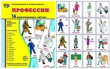 Купить Дем. картинки СУПЕР Профессии.16 демонстр. картинок с текстом (173х220мм) — Фото №1