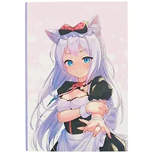 Купить Скетчбук Аниме Девушка с ушками (Сёдзё) (цветная) (124л) (14,5х21) — Фото №1
