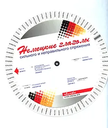 Купить Немецкие глаголы сильного и неправильного спряжения (Таблица-вертушка) — Фото №1