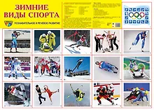 Купить Демонстрационный плакат "Зимние виды спорта" (А2) — Фото №1