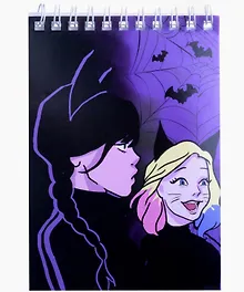 Купить Блокнот А6 60 листов, клетка, "Вэнсдэй" гребень — Фото №1