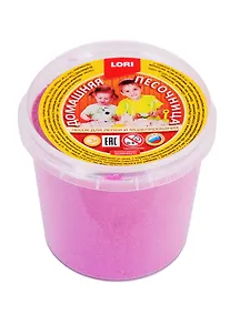 Купить Домашняя песочница LORI Розовый песок 0,5 кг — Фото №1