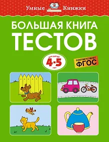 Купить Большая книга тестов (4-5 лет) — Фото №1