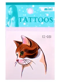 Купить Тату Веселые котики,9,5*6,5 (микс)(орр) — Фото №1