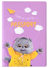 Купить Обложка для паспорта Басик I belive I can fly (ПВХ бокс) — Фото №1