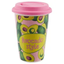 Купить Стакан керамический Avocado style (ПВХ бокс) (ТС2017-19) — Фото №1