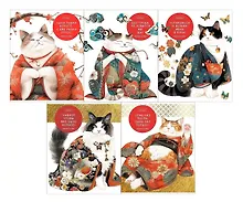 Купить Тетрадь 48л кл. "Мудрые котики" скоба, скругл.углы, ассорти — Фото №1