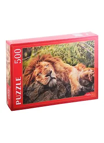 Купить Пазл Спящий лев 500 элементов Рыжий кот ГИП500-0622 — Фото №1