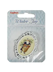 Купить ХОББИ И ТЫ Металлическая рамка выпуклая Зимнее Утро 1 — Фото №1