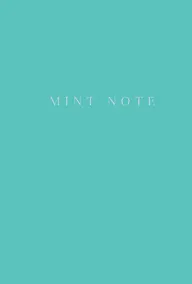 Купить Mint Note. Стильный блокнот с "мятными" страницами — Фото №1