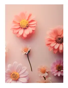 Купить Тетрадь А4 120л кл. "Peach Fuzz Flower" мел.картон повыш. кач-ва, мат.ламинация, ассорти — Фото №1