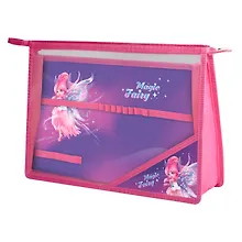 Купить Папка для труда А4 "СКАЗОЧНЫЕ ПРИНЦЕССЫ" 33*23см пластик, молния, внутр.блок для канц.принадлежностей — Фото №1