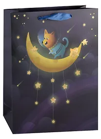 Купить Пакет А3 42*32*11,5 "Cosmos cats" дет., бум.мат.ламинат — Фото №1