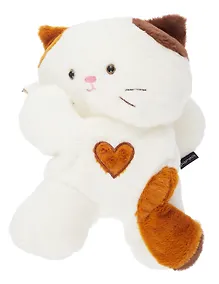 Купить Сумочка-бананка плюшевая Котик-обнимашка (29х18х10) (12-2283-202411-B3) Bookvalno — Фото №1