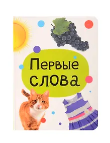 Купить Первые слова. Цветная книжка, мини-формат — Фото №1