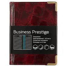 Купить Ежедневник Listoff Prestige Grand croco бордовый, недатированный, А6 — Фото №1