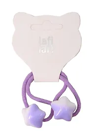 Купить Набор резиночек Звездочки фиолетовые (2шт) (пластик) (12-2025093-10) (Lafilaf) — Фото №1