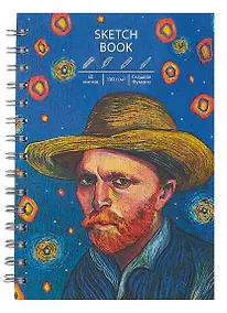 Купить Скетчбук А5 60л "Винсент" белый офсет, 120г/м2, софт.тач., евроспираль — Фото №1