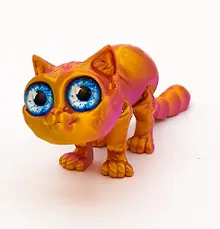 Купить Фигурка 3D Кот Иннокентий (пластик) (15х8) (101) — Фото №1