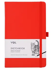Купить Скетчбук 13*21 80л "Yoi" красный, 140г/м2, слоновая кость, тв.обл., Yoi — Фото №1