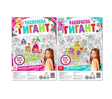 Купить Для маленьких волшебниц. Набор раскрасок-гигантов (комплект из 2 книг) — Фото №1