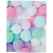 Купить Книга для записей А5 96л кл. "Pom poms" интегр.перепл., глянцевая ламинация — Фото №1