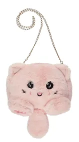 Купить Сумочка плюшевая Котик розовый (31х23) (12-04759-03) Bookvalno — Фото №1