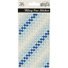 Купить Полужемчужины Диагональ Голубой микс, 18,5*9 — Фото №1