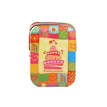 Купить Сувенир Феникс Коробка для безделушек и мелочей Свадебный торт (10,5*8*6см, метал.),37447 — Фото №1