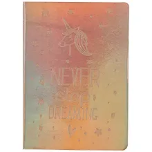 Купить Книга для записей в линейку «Dreaming», жемчужный, B6, 80 листов + 48 наклеек — Фото №1