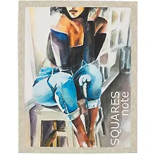 Купить Книга для записей А5 96л кл. "Girl power" интегр.переплет, ламинация soft-touch — Фото №1