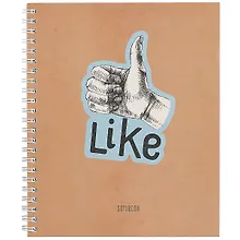 Купить Тетрадь в клетку Unnika, "Пойми меня", 96 листов, в ассортименте — Фото №1